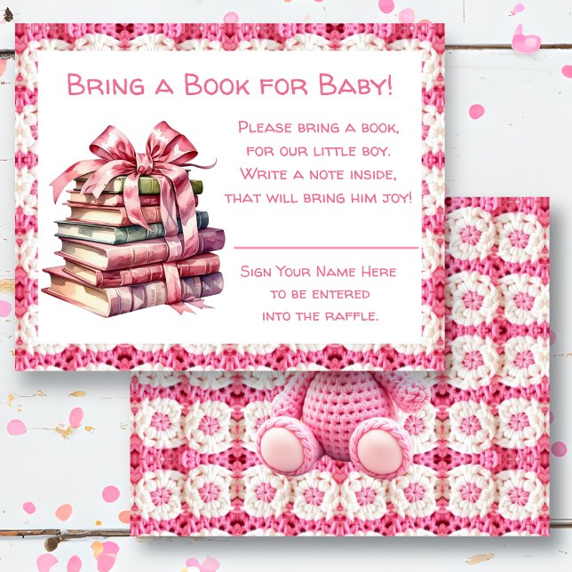 Baby Shower Bring a Book for Baby Flyer (Von Creator hochgeladen)