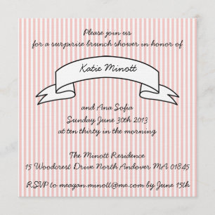 Baby shower Brunch Invitation