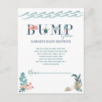 Baby Shower Bump Game unter dem Sea Ocean Animals