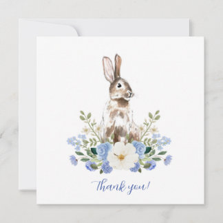 Baby shower Bunny Merci Cartes