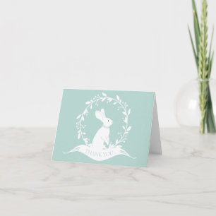 Baby shower Bunny Neutre Merci Note