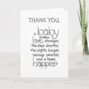 BABY SHOWER / CADEAU MERCI AVEC AMOUR BÉBÉ