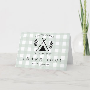 Baby shower camping - Merci