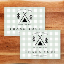 Baby shower camping - Merci