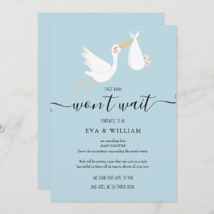 Baby shower, carte d'annulation d'arrosage