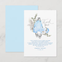 Baby shower Citrouille bleu Petit Merci