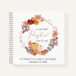 Baby shower Citrouille en terre cuite Livre d'or