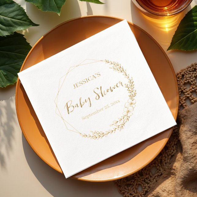 Baby Shower Couronne de Fleurs (Créateur téléchargé)