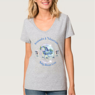 Baby-Shower-Crew Whimsical Blueberry Kinderwagen  T-Shirt