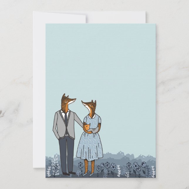 Baby shower d'accueil / Faire-part bébé (Devant)