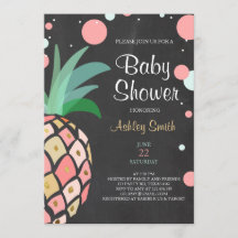 Baby shower d'ananas invitation Mariage tropicale