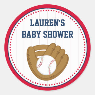 Baby shower de baseball Favoriser les étiquettes S
