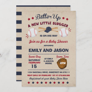 Baby shower de baseball Invitation Douche de baseb