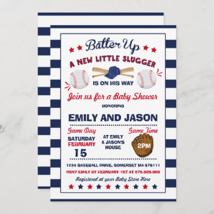 Baby shower de baseball Invitation Douche de baseb