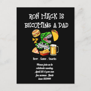 Baby shower de bière Dadchelor party Invitation
