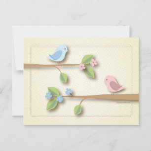 Baby shower de Birdie doux Mots de la carte consei
