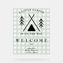 Baby shower de camping de bienvenue