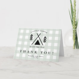 Baby shower de camping - Merci