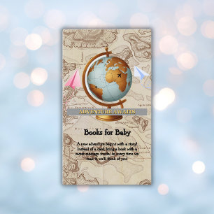 Baby shower de cartes du monde Adventure Await