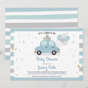 Baby shower de garçon Invitation Baby shower