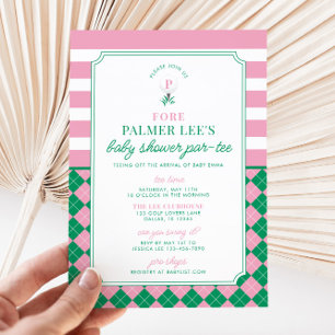 Baby shower de golf Invitation partielle