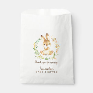 Baby shower de lapin doux Favoriser les sacs