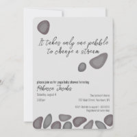 Baby shower de méditation Yoga Invitation