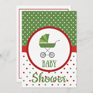 Baby shower de Noël Invitation