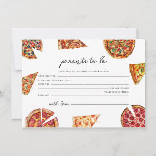 Baby shower de pizza Conseils pour la carte Parent