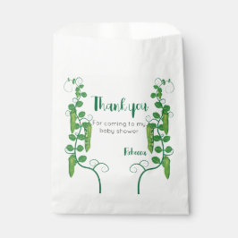 Baby shower de pois doux Favoriser les sacs