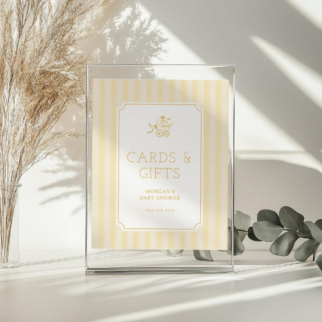 Baby shower de poussette de bébé mignonne Preppy I (Créateur téléchargé)