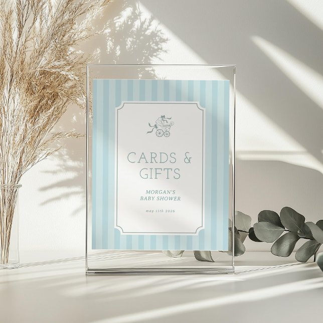 Baby shower de poussette de bébé mignonne Preppy I (Créateur téléchargé)