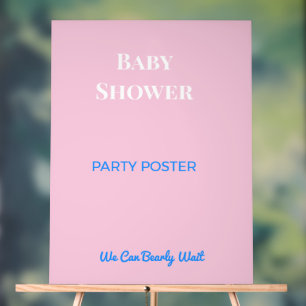 Baby Shower Dekorationen Party-Schilder Elegant
