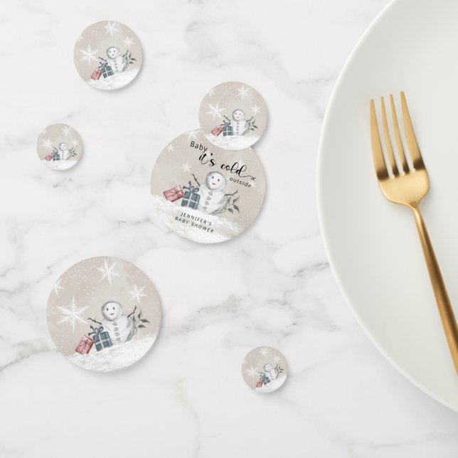 Baby shower d'hiver Confetti (Groupe)