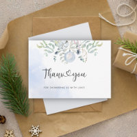 Baby shower d'hiver merci