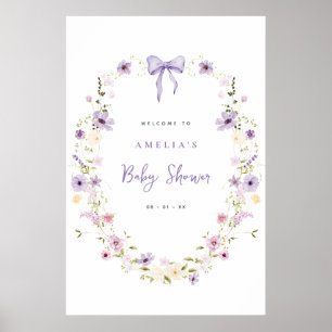 Baby-Shower-Download Willkommensschild Poster