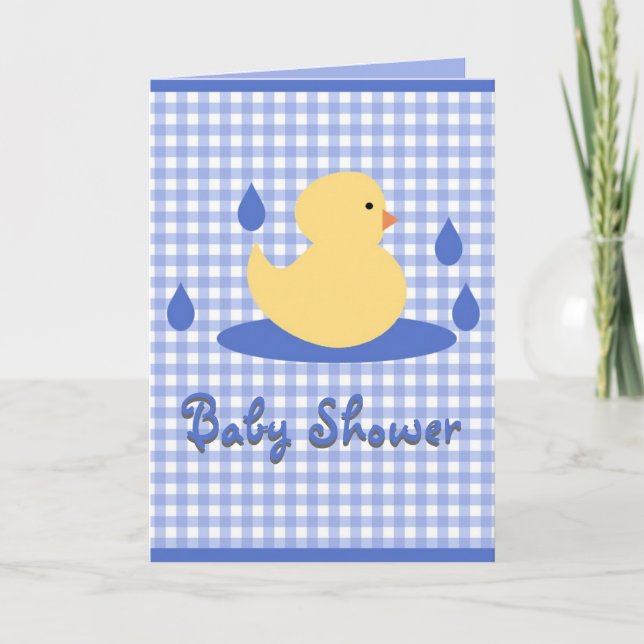 Baby shower Ducky Invitation (Devant)