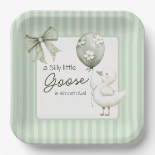Baby Shower Dummer Gans Frühling Party Pappteller