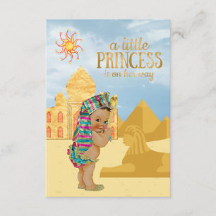Baby shower égyptien Invitation Princesse égyptien