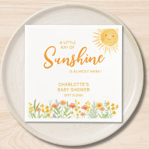 Baby Shower "Ein kleiner Sonnenschein" Serviette