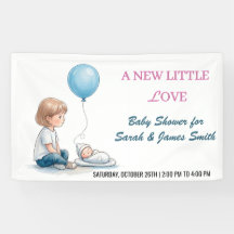 Baby Shower Eine neue kleine Liebe (Geschwister)