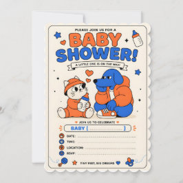 Baby Shower Einladung