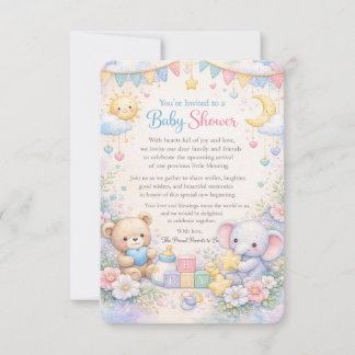 Baby Shower Einladung 