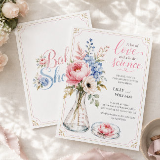 Baby-Shower-Einladung, die die IVF-Reise hervorheb Einladung
