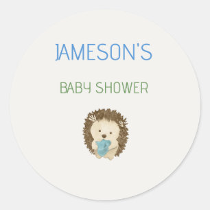 Baby Shower Einladungen Beilagekarten Schilder   D Runder Aufkleber