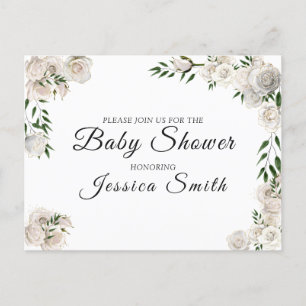 Baby-Shower-Einladungskarte Postkarte