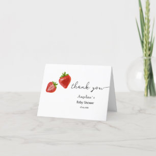 Baby shower en Merci plat.