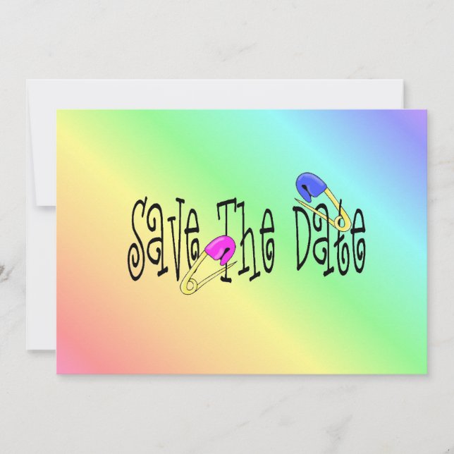 Baby shower - ENREGISTRER LA DATE - Invitation (Devant)