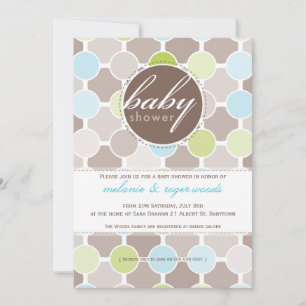 BABY SHOWER ERSUCHT :: Flitze 6P Einladung