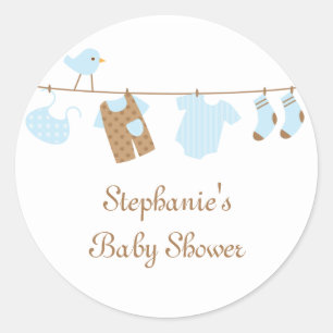 Baby shower et autocollants